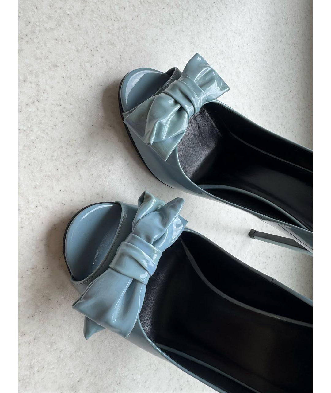 GUCCI Голубые туфли, фото 2