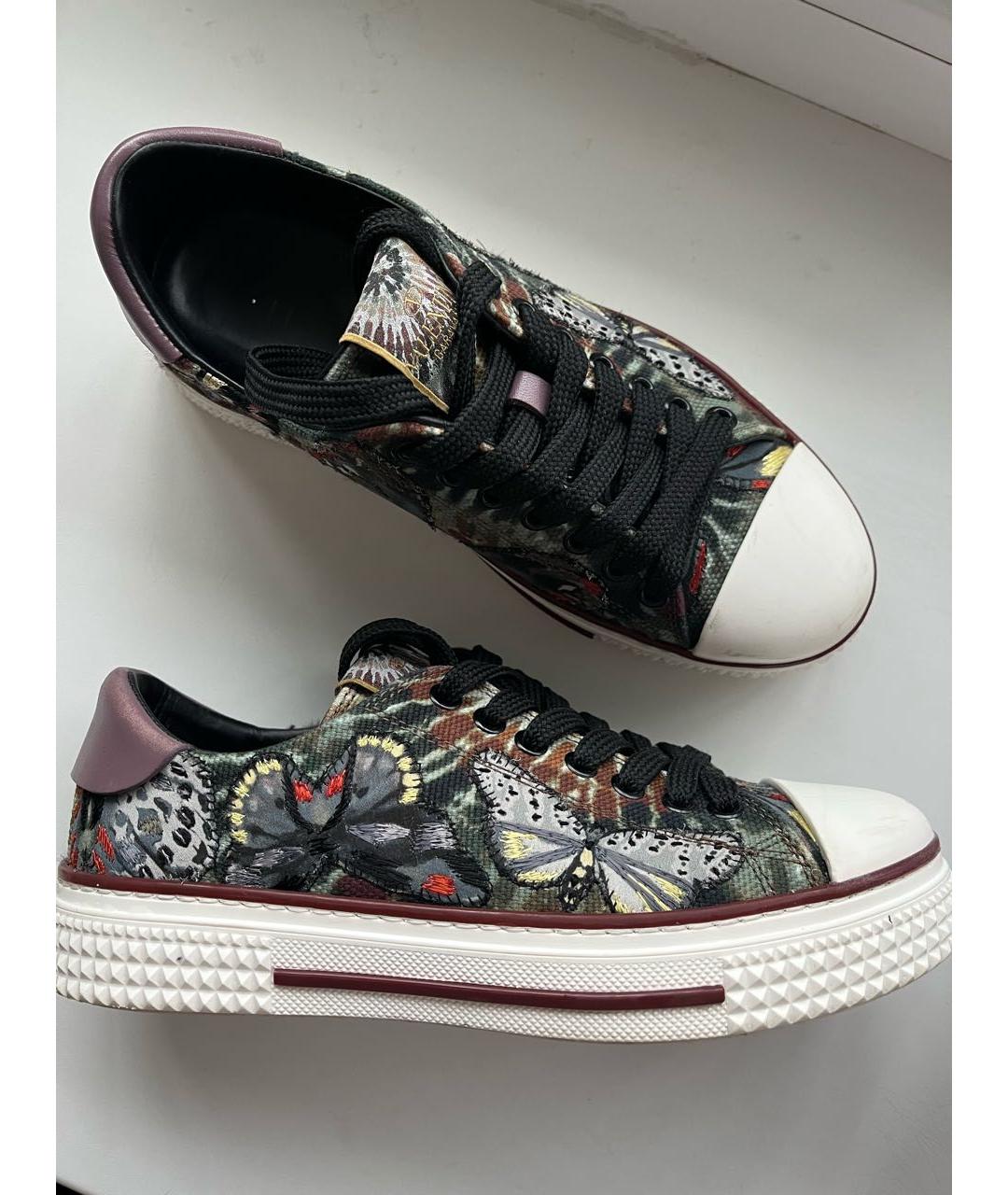VALENTINO Мульти текстильные кеды, фото 7