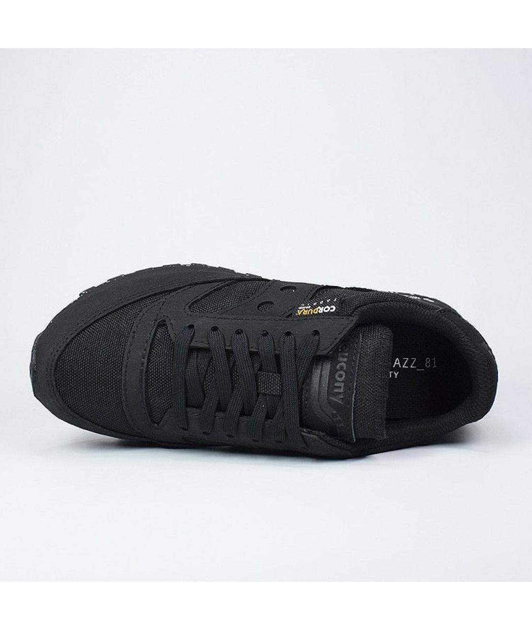 SAUCONY Черные кожаные низкие кроссовки / кеды, фото 7