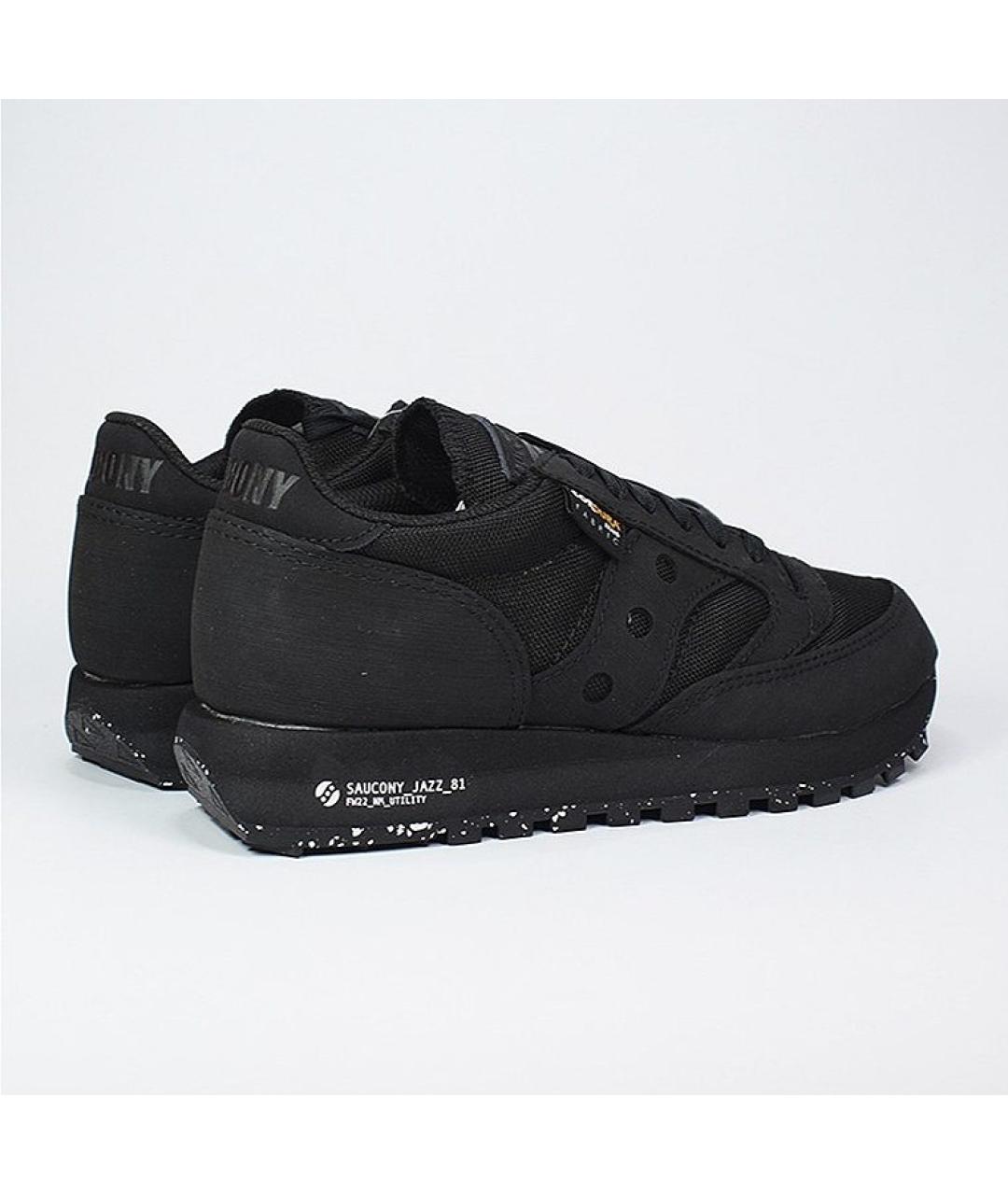 SAUCONY Черные кожаные низкие кроссовки / кеды, фото 4