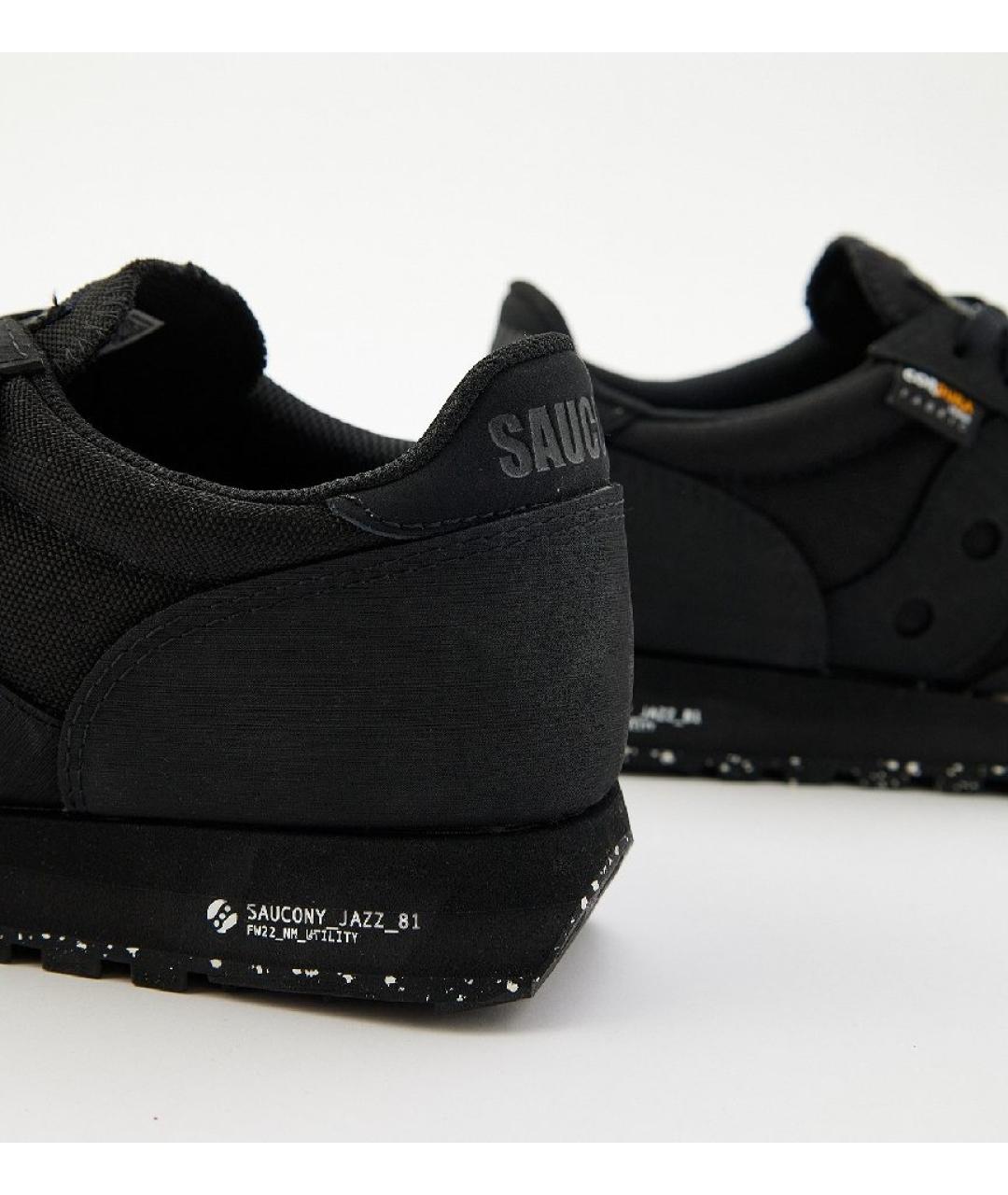 SAUCONY Черные кожаные низкие кроссовки / кеды, фото 6