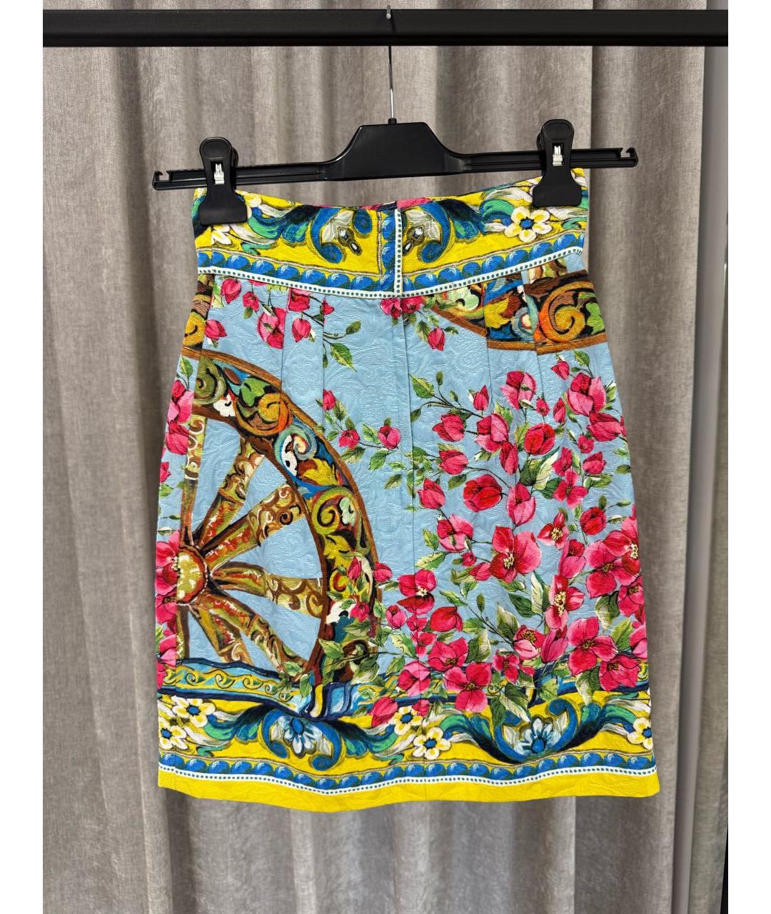 DOLCE&GABBANA Мульти юбка мини, фото 3