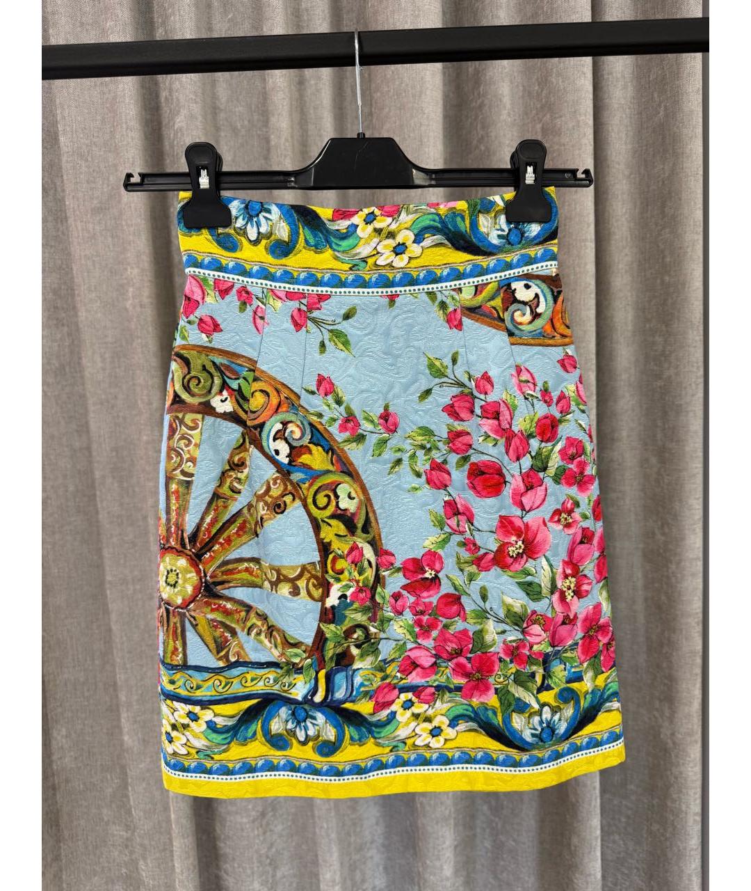 DOLCE&GABBANA Мульти юбка мини, фото 6