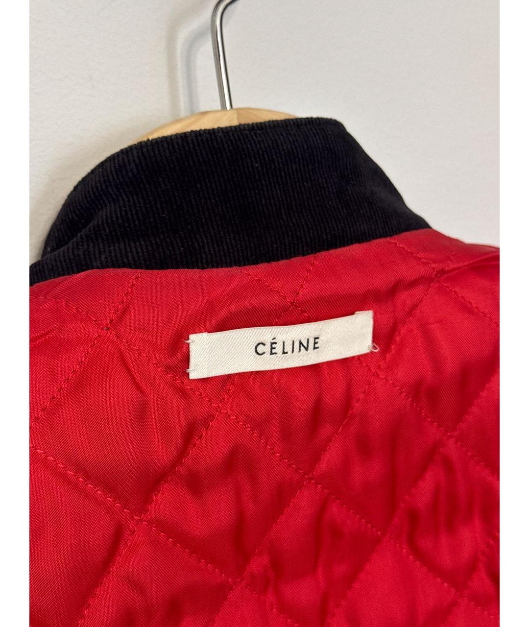 CELINE Синий кожаный жилет, фото 5