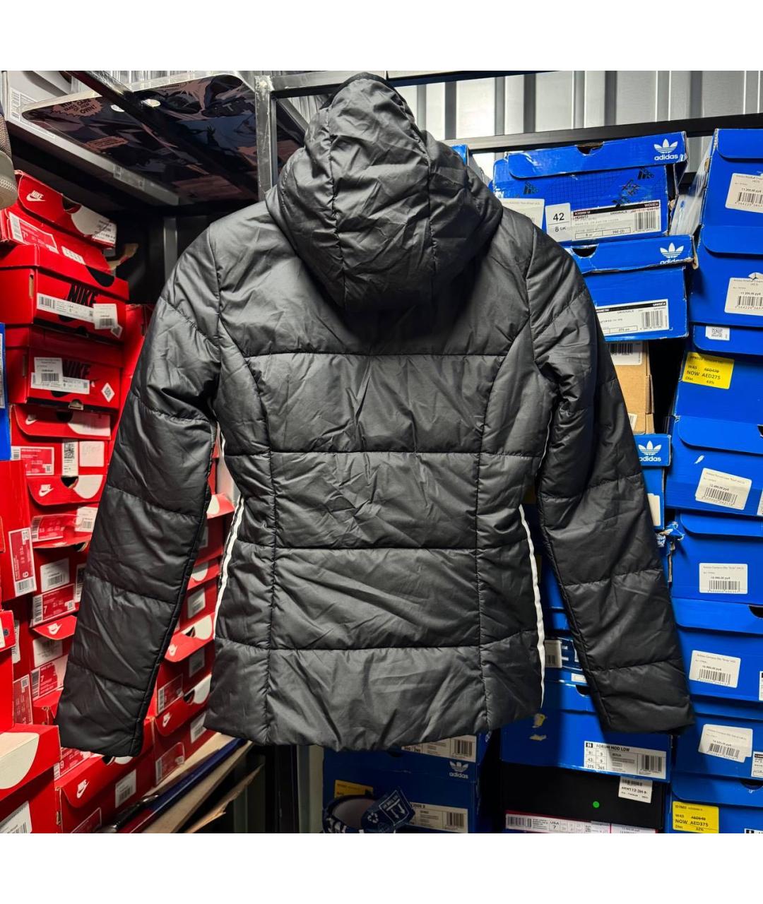 ADIDAS Черный пуховик, фото 7