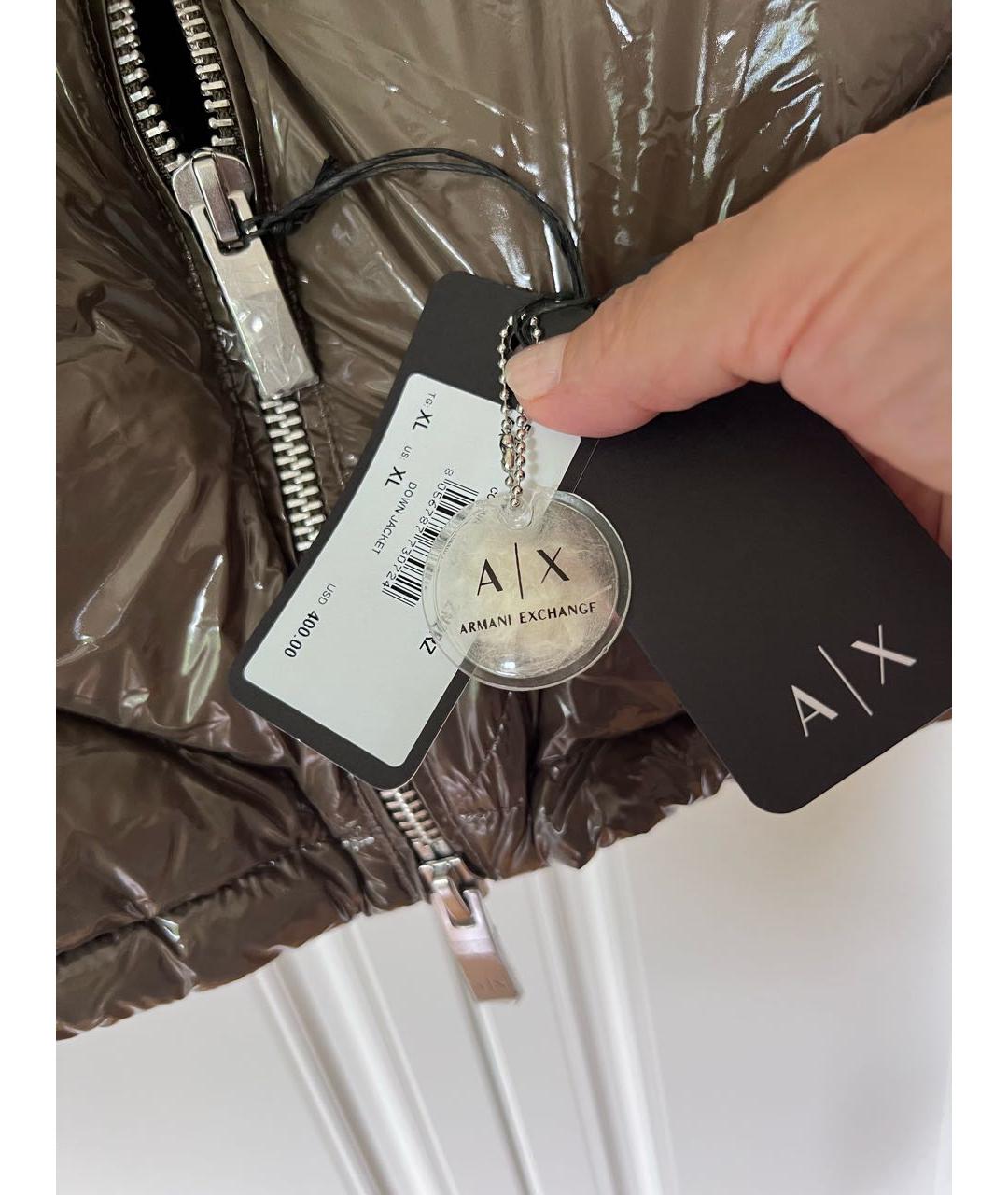 ARMANI EXCHANGE Хаки куртка, фото 4