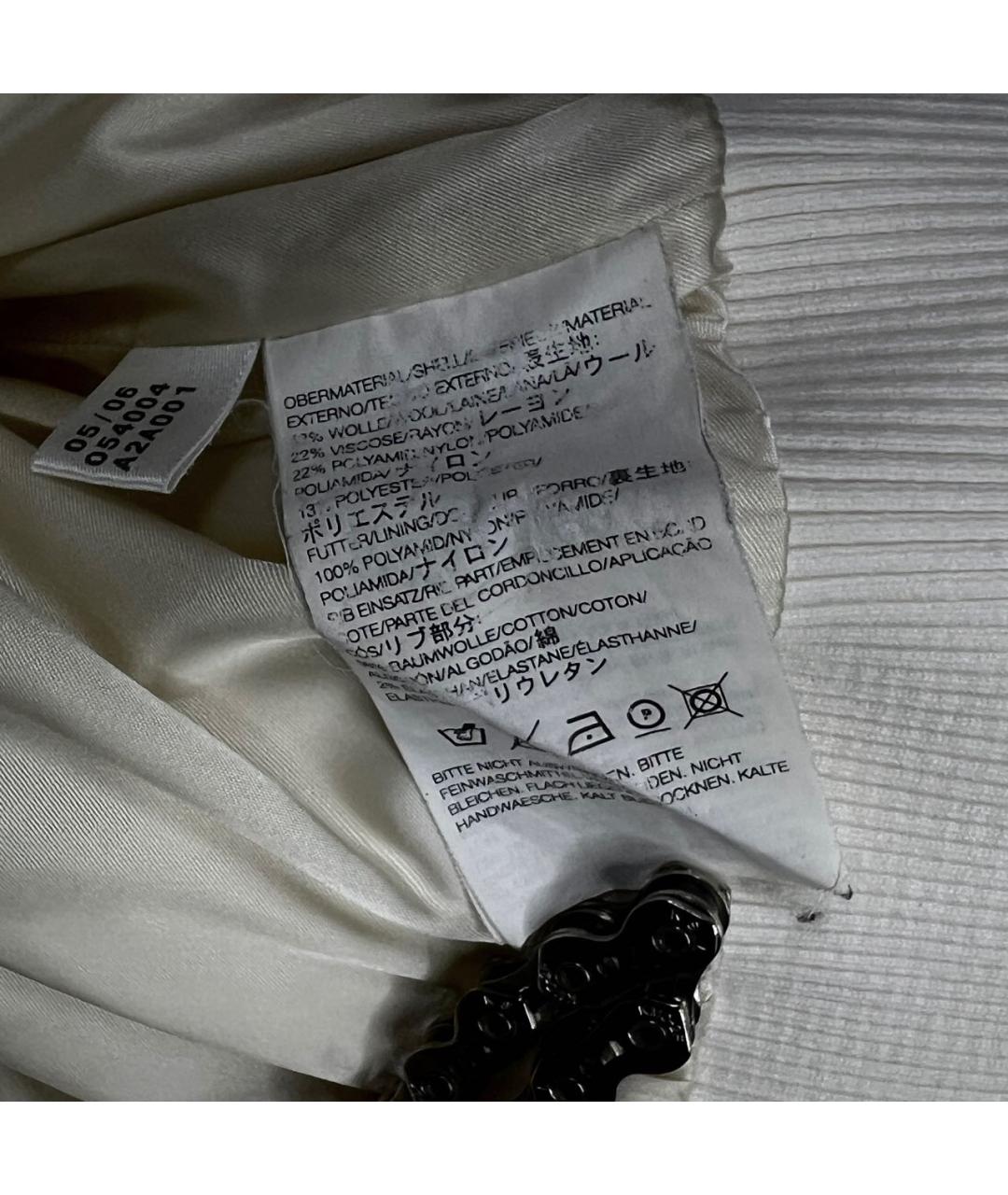Y-3 Белая шерстяная куртка, фото 7
