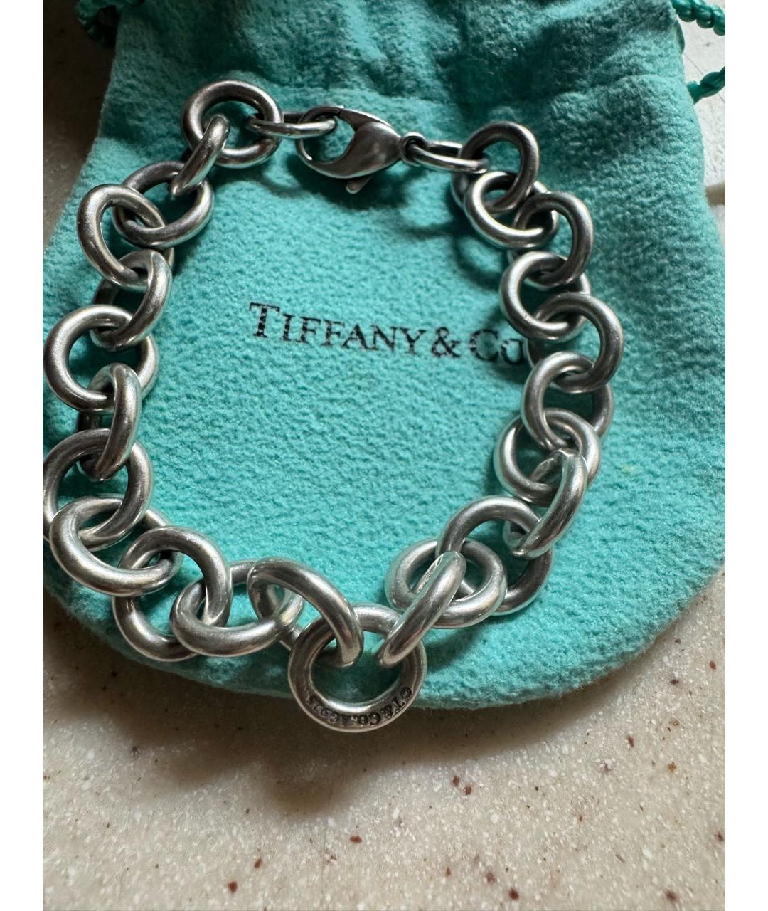 TIFFANY&CO Серебрянный серебряный браслет, фото 3