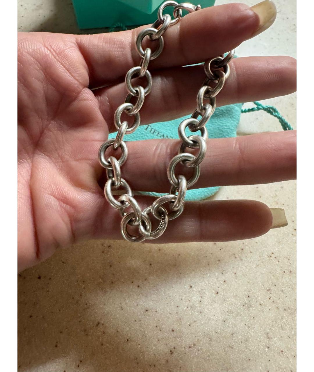TIFFANY&CO Серебрянный серебряный браслет, фото 2