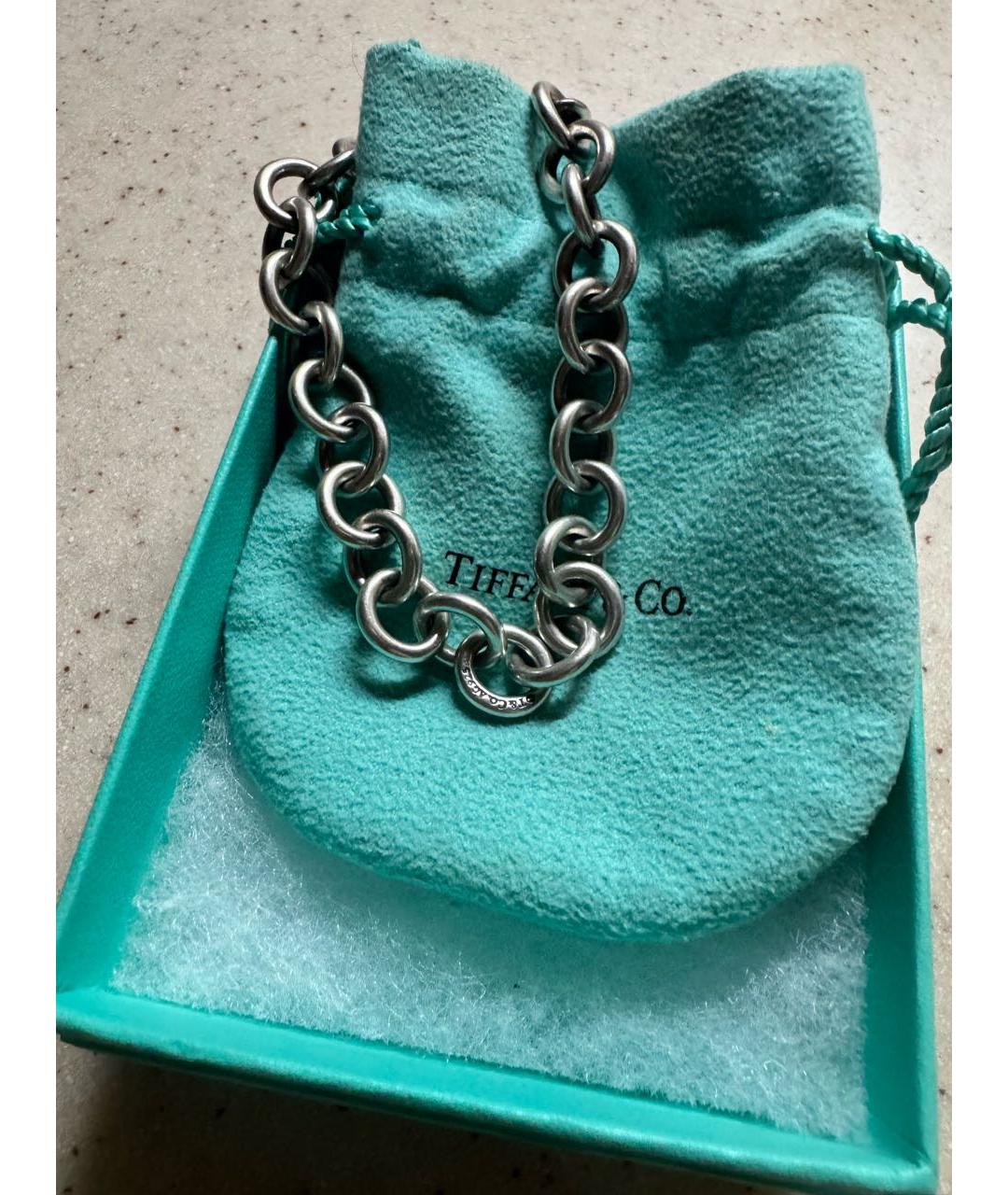 TIFFANY&CO Серебрянный серебряный браслет, фото 4