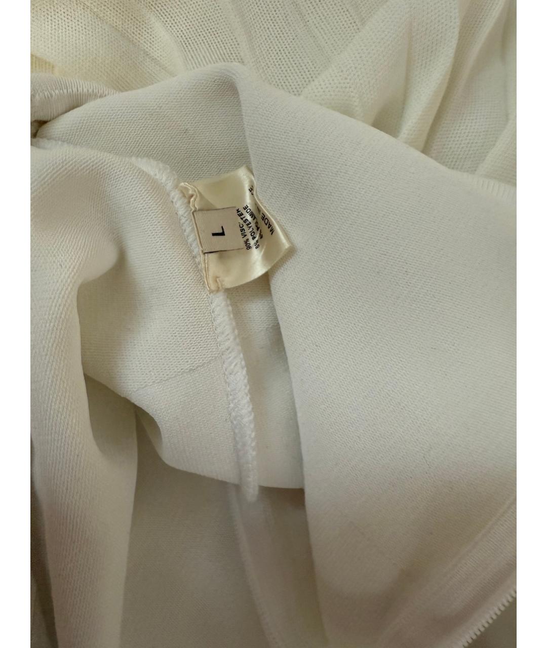 ALEXANDRE VAUTHIER Белое вискозное повседневное платье, фото 5