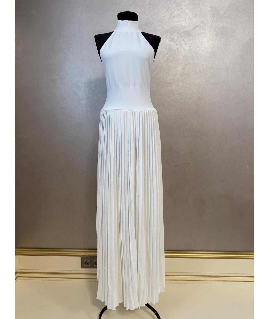 ALEXANDRE VAUTHIER Белое вискозное повседневное платье, фото 8