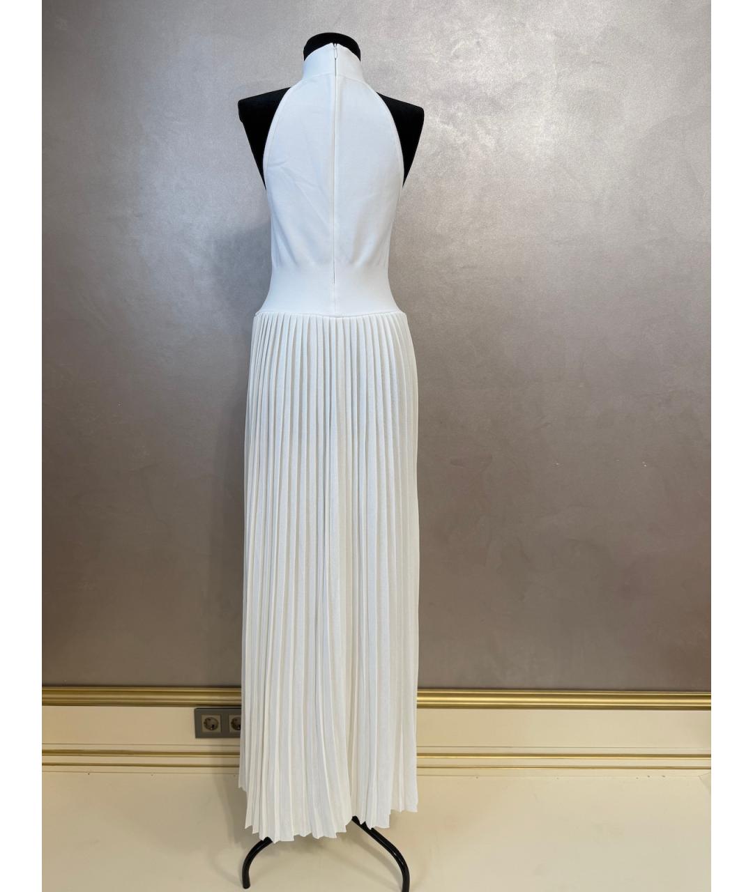 ALEXANDRE VAUTHIER Белое вискозное повседневное платье, фото 7