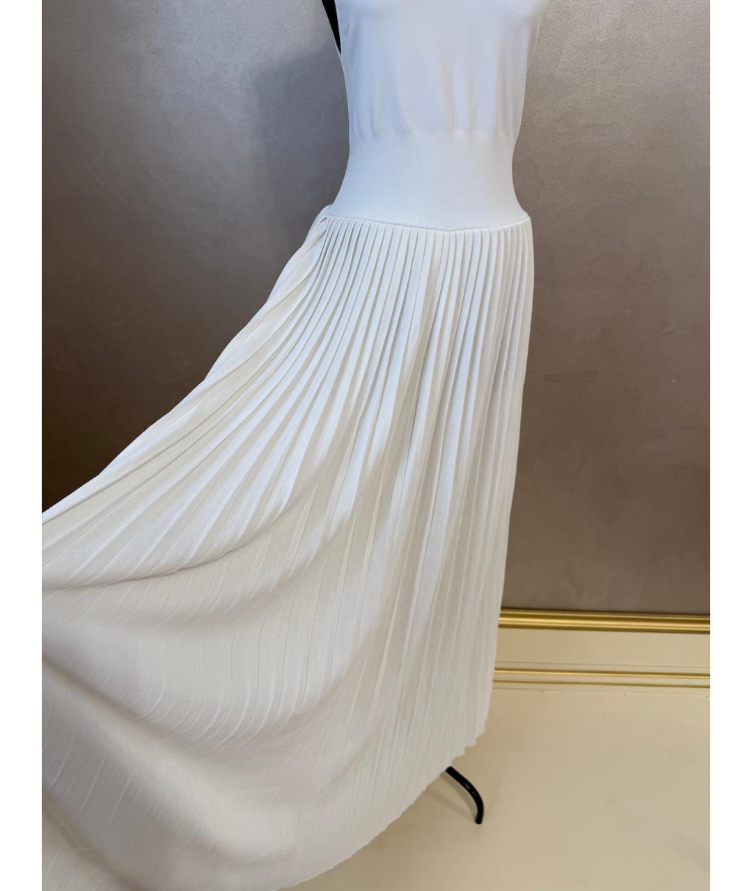 ALEXANDRE VAUTHIER Белое вискозное повседневное платье, фото 3