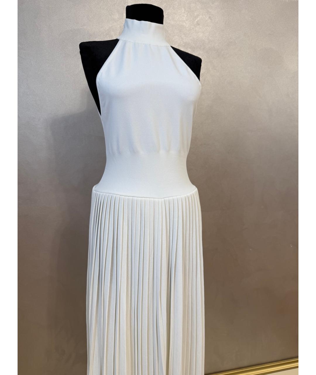 ALEXANDRE VAUTHIER Белое вискозное повседневное платье, фото 2