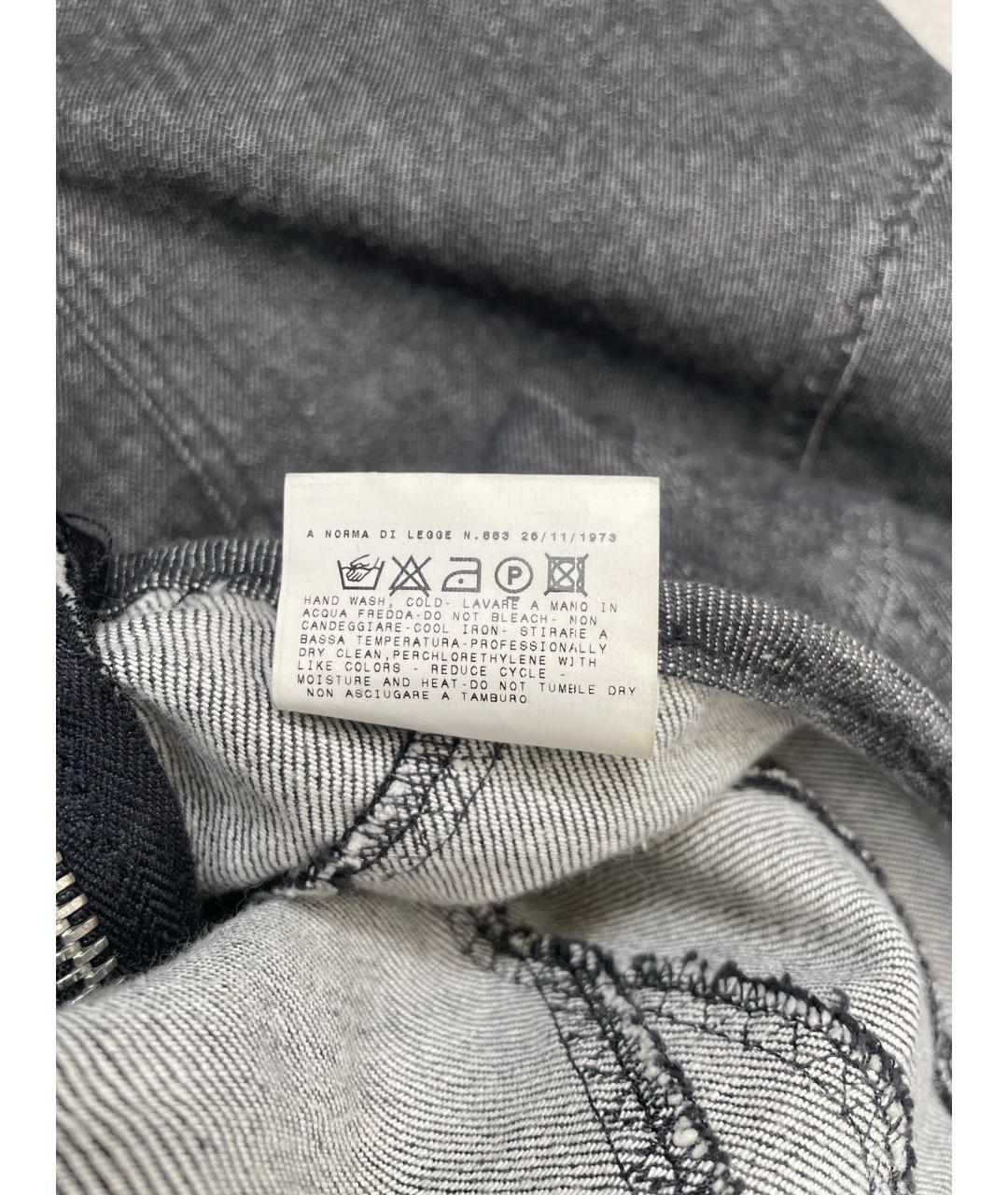 DOLCE&GABBANA Черное деним коктейльное платье, фото 7