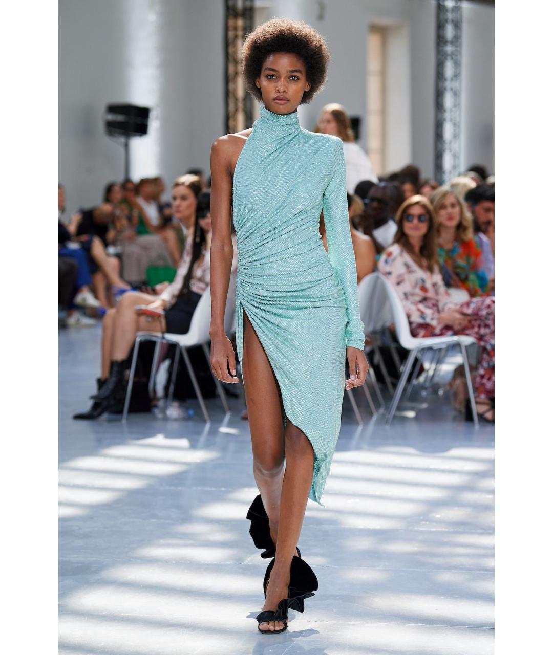 ALEXANDRE VAUTHIER Фуксия вискозное коктейльное платье, фото 6