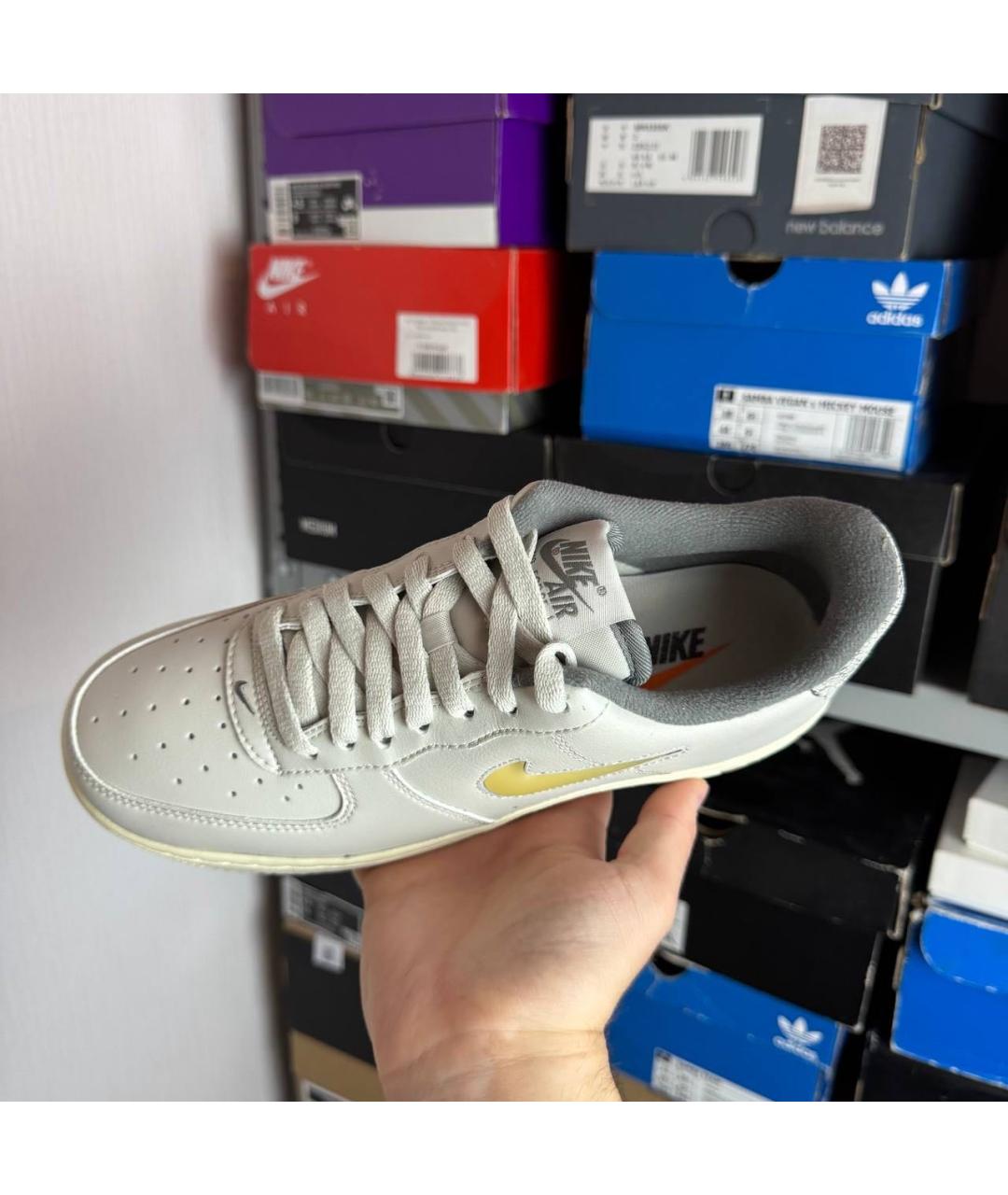 NIKE Серые низкие кроссовки / кеды, фото 5