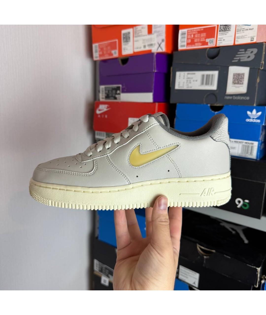 NIKE Серые низкие кроссовки / кеды, фото 9