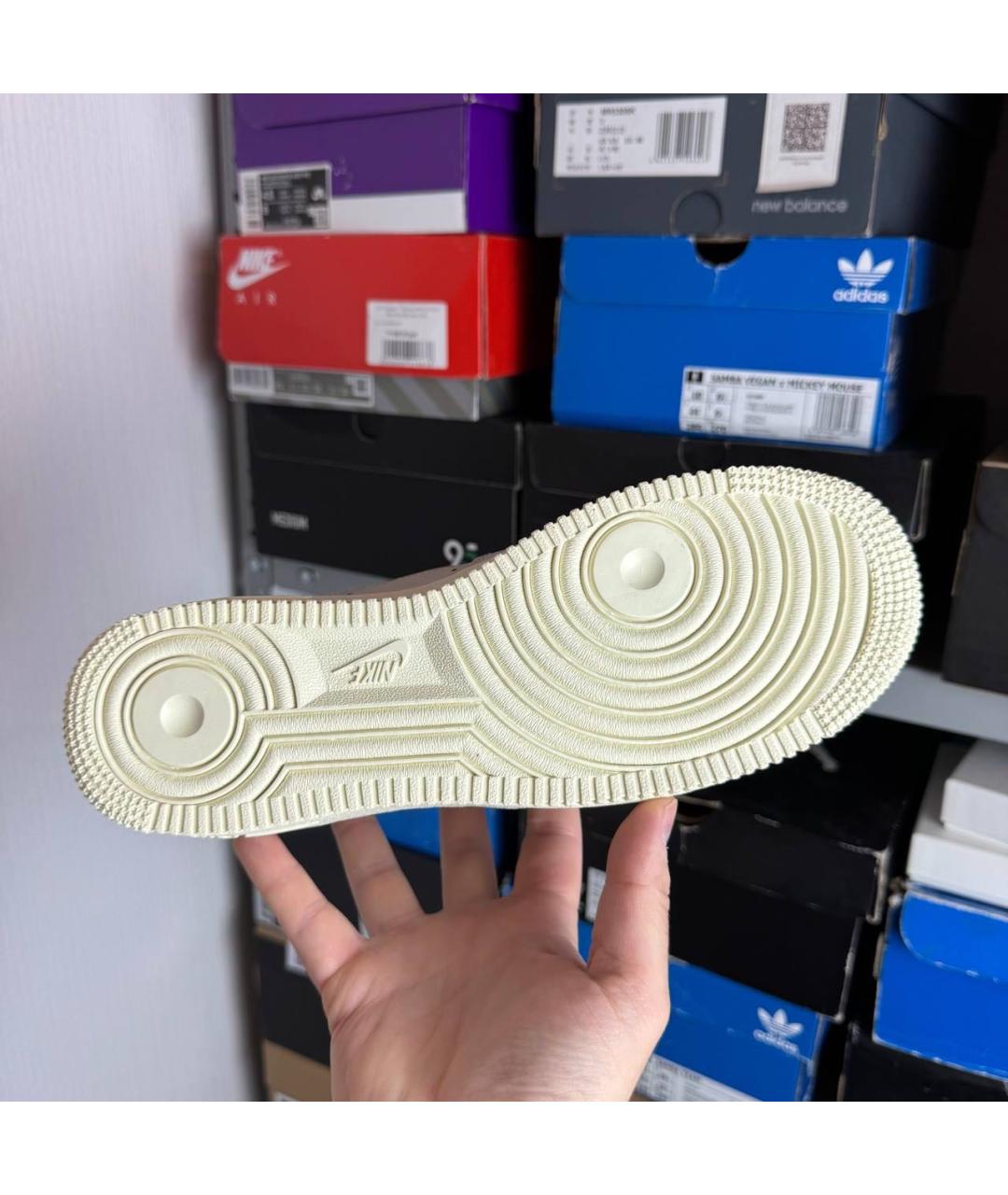 NIKE Серые низкие кроссовки / кеды, фото 7