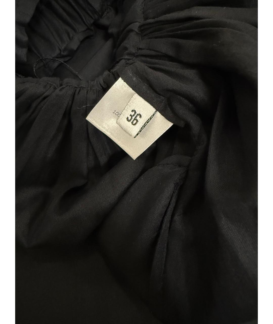 ALEXANDRE VAUTHIER Синяя хлопковая юбка макси, фото 4