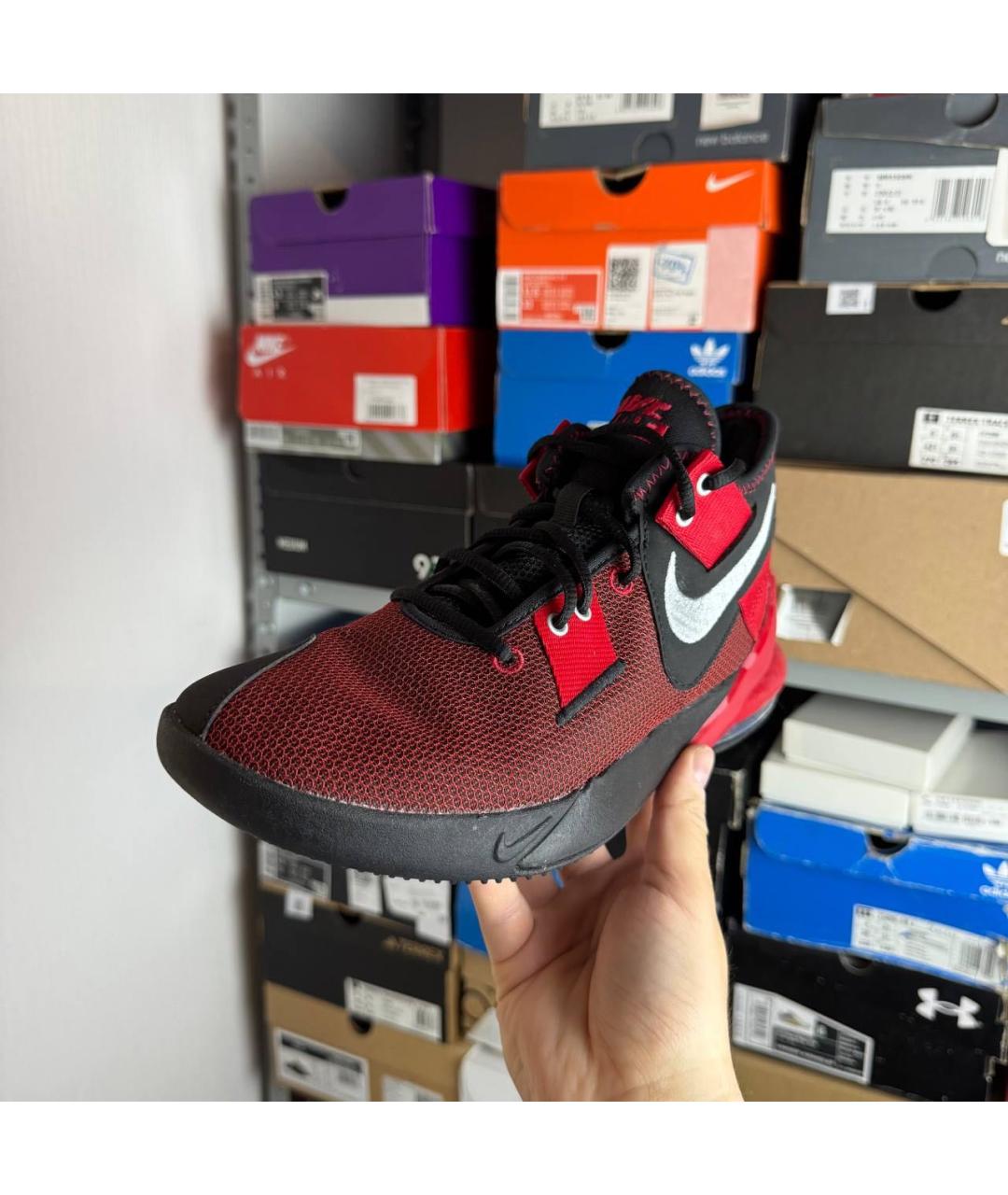 NIKE Красные низкие кроссовки / кеды, фото 2