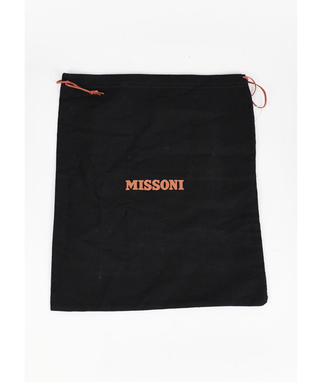 MISSONI Черные текстильные босоножки, фото 6