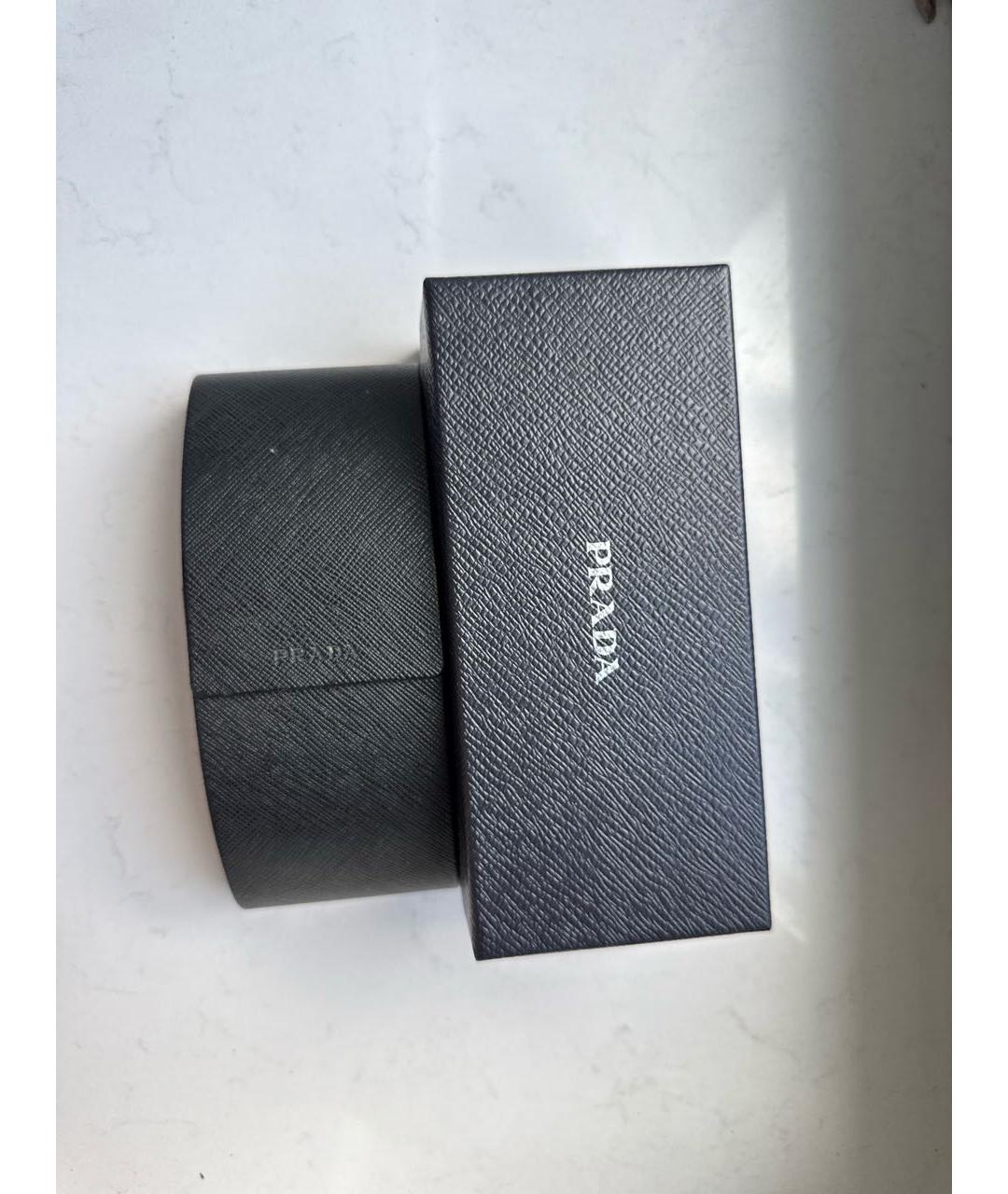 PRADA Белые пластиковые солнцезащитные очки, фото 4