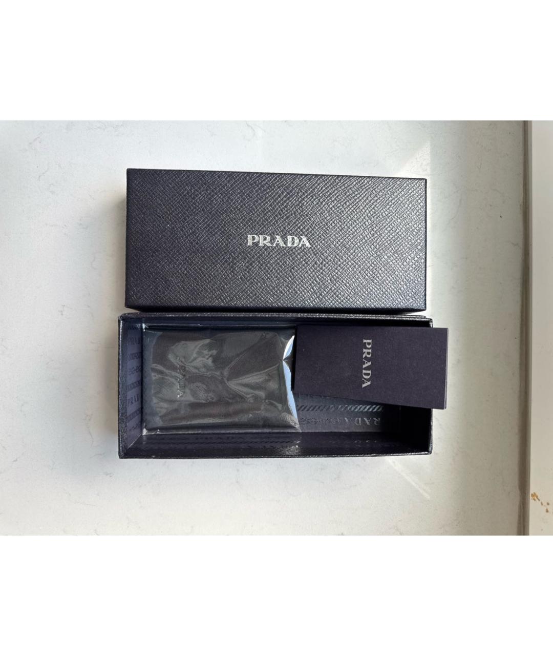 PRADA Белые пластиковые солнцезащитные очки, фото 5