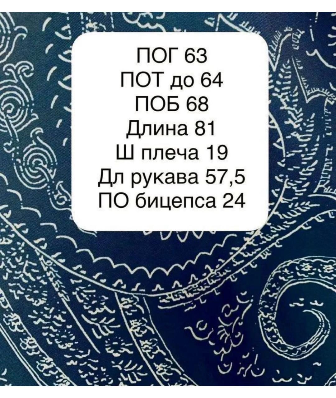 ETRO Темно-синяя полиэстеровая куртка, фото 7