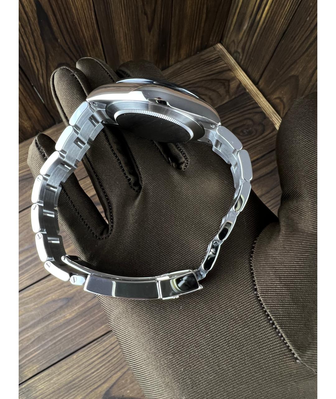 ROLEX Черные часы, фото 6