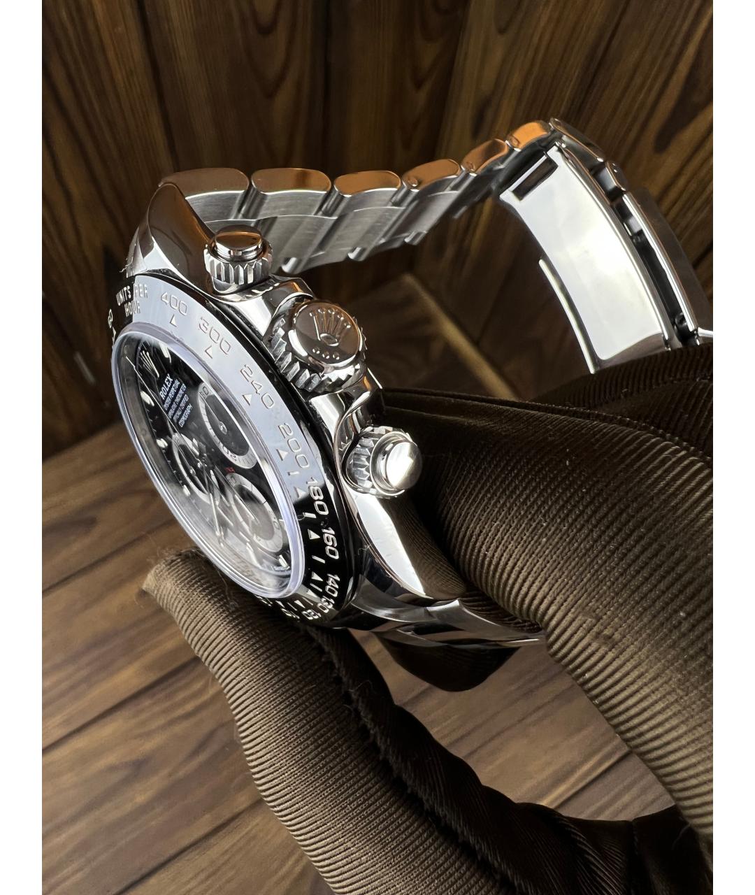 ROLEX Черные часы, фото 4