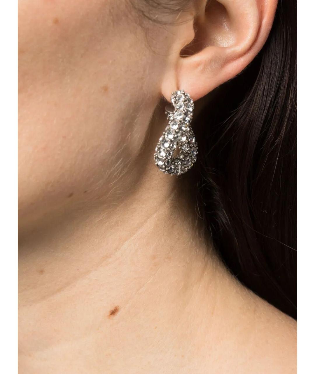 ISABEL MARANT Серебряные металлические серьги, фото 2