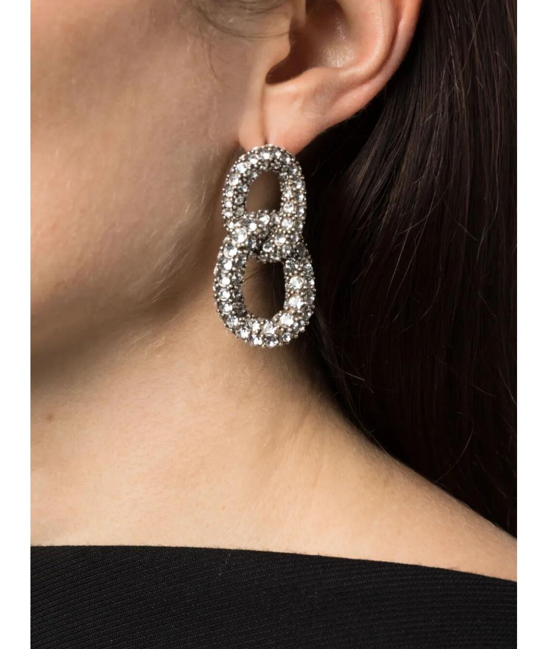 ISABEL MARANT Серебряные металлические серьги, фото 2