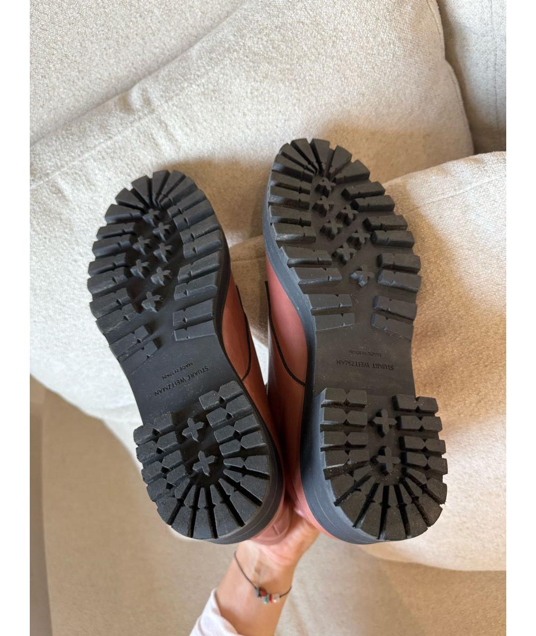 STUART WEITZMAN Коралловые ботинки, фото 5