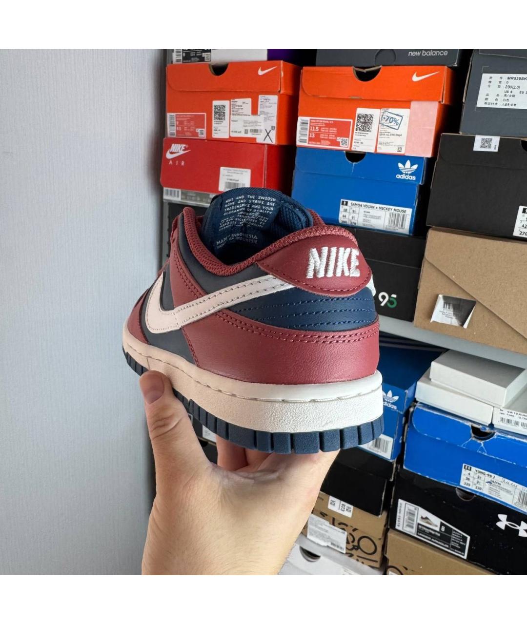 NIKE Бордовые кроссовки, фото 4