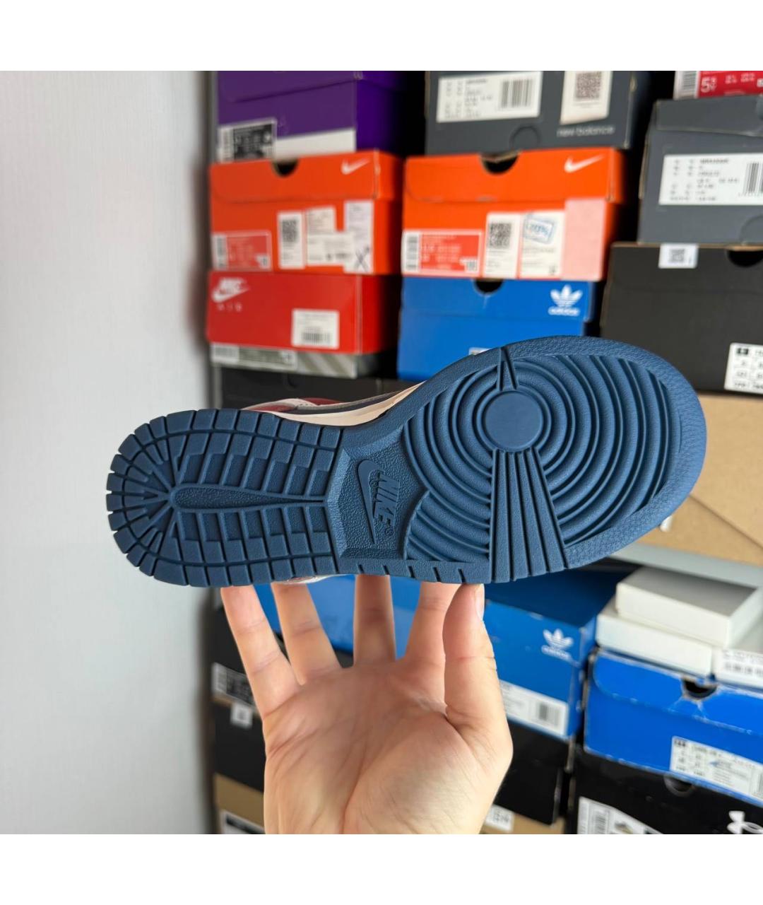 NIKE Бордовые кроссовки, фото 6