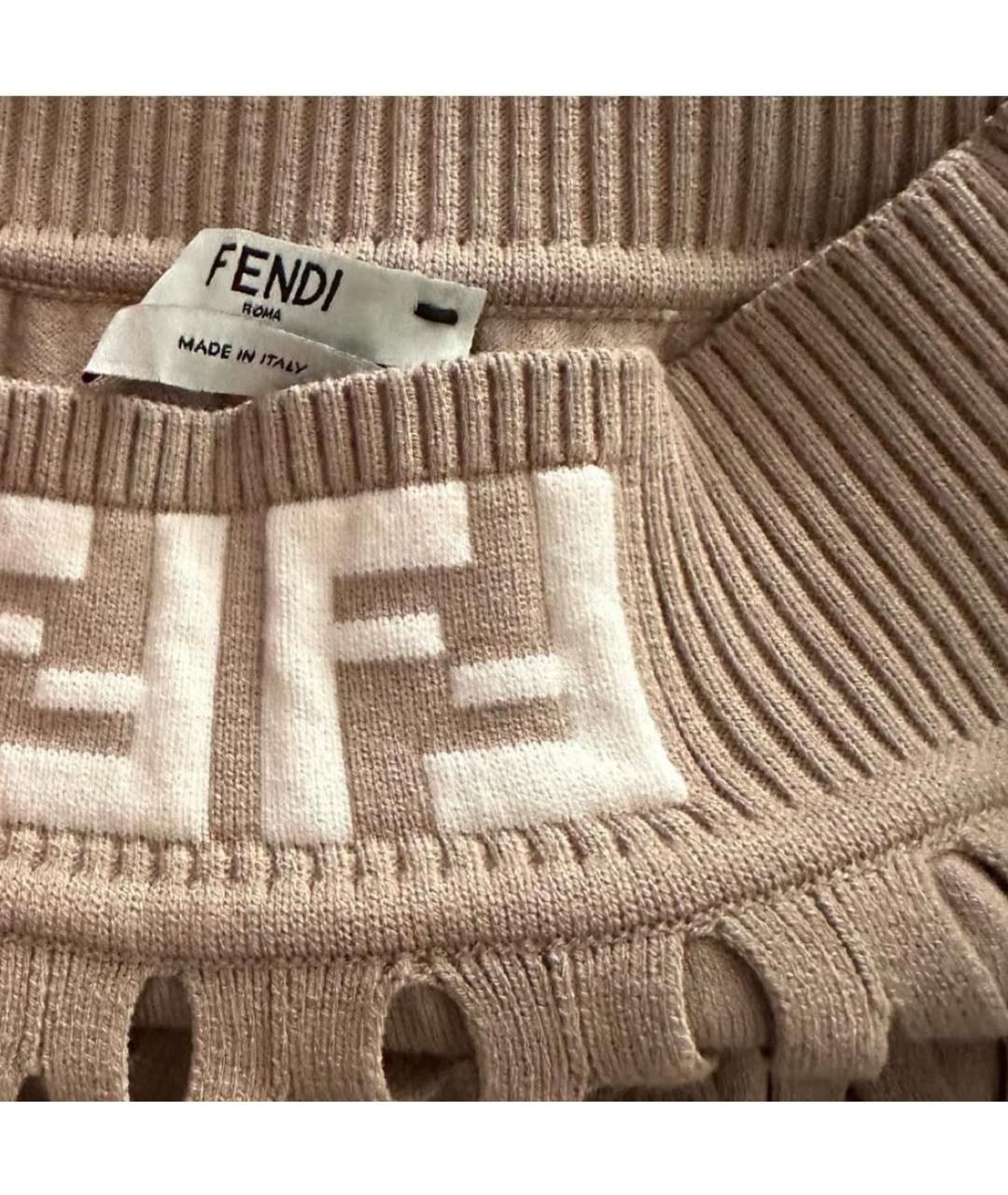 FENDI Юбка миди, фото 3