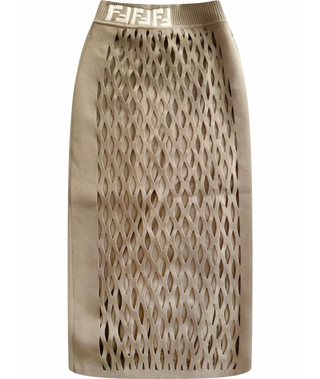 FENDI Юбка миди, фото 1
