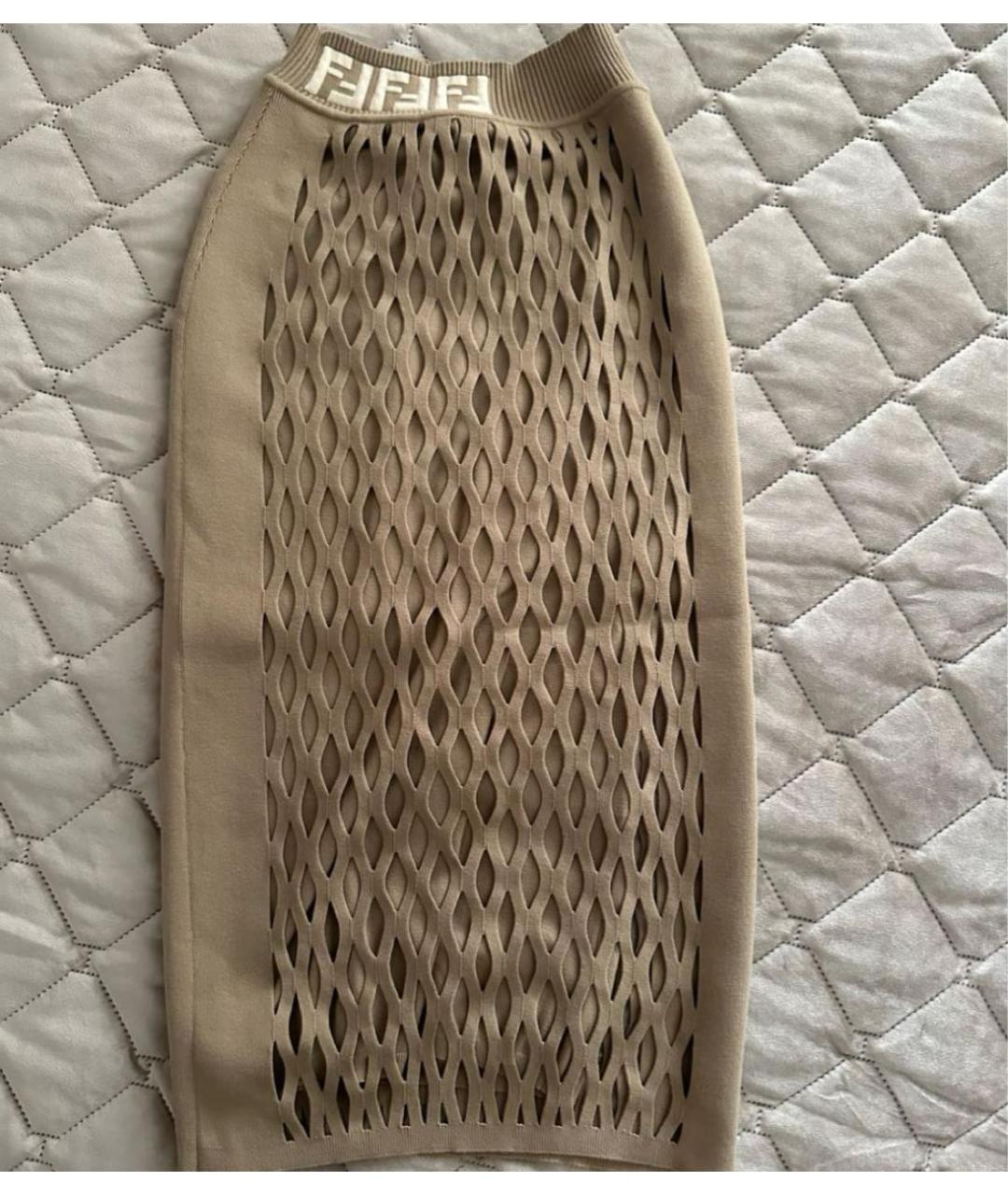 FENDI Юбка миди, фото 5