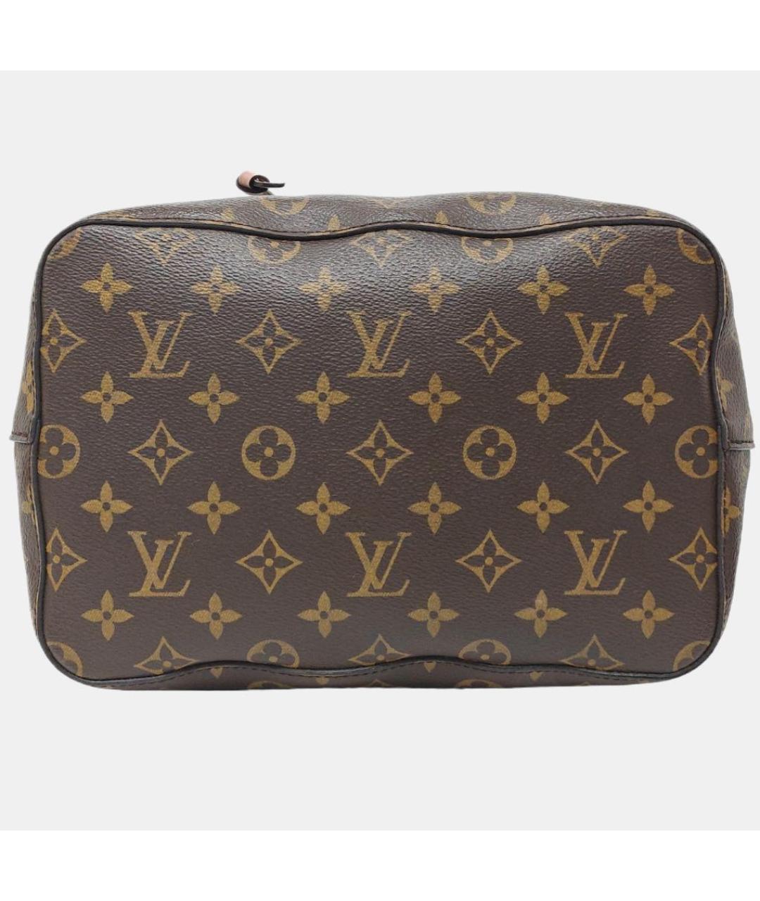 LOUIS VUITTON Коричневая кожаная сумка тоут, фото 5