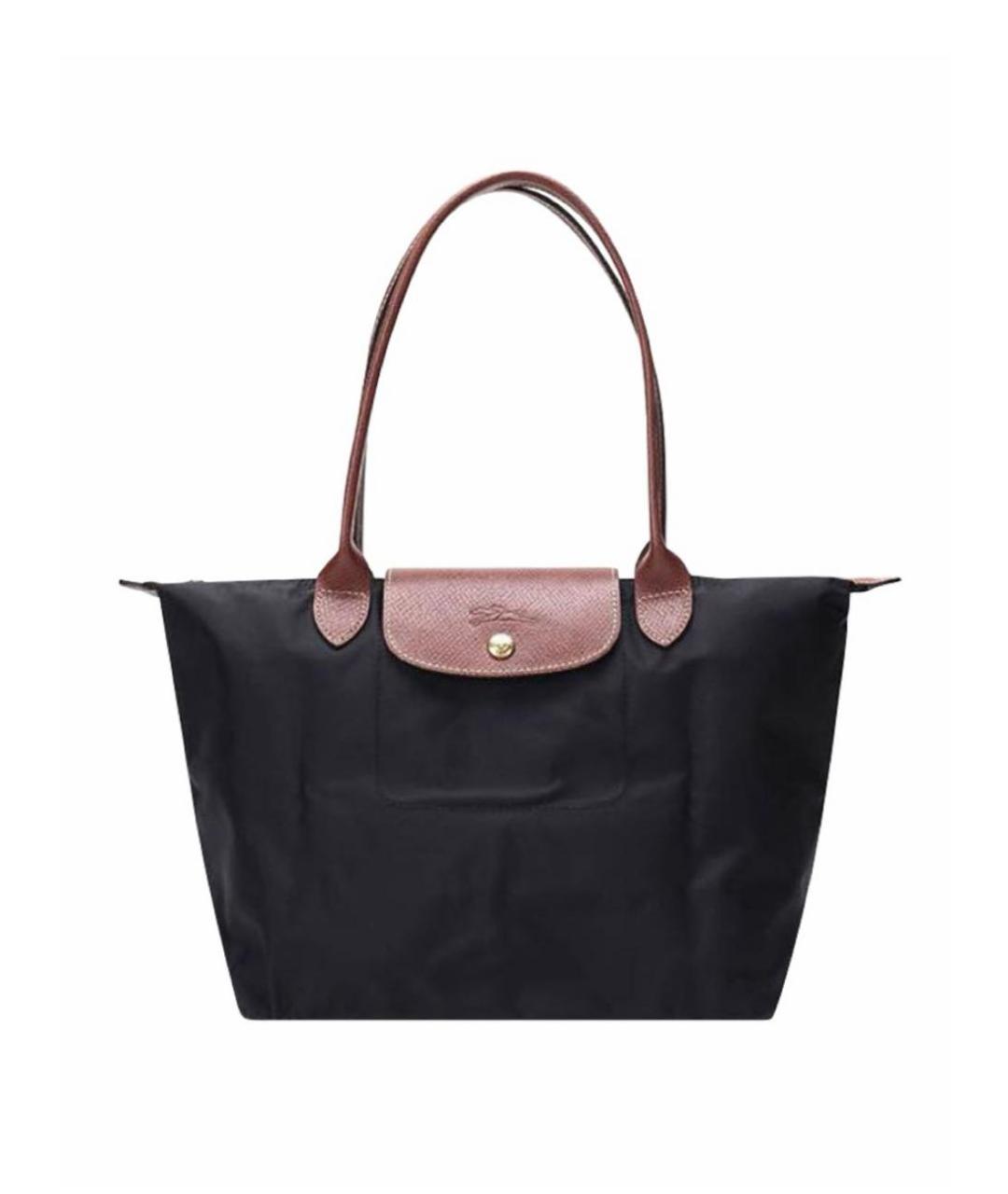 LONGCHAMP Черная сумка тоут, фото 1