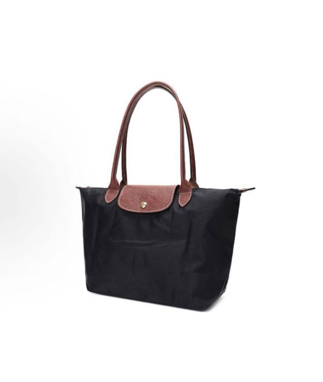 LONGCHAMP Черная сумка тоут, фото 2