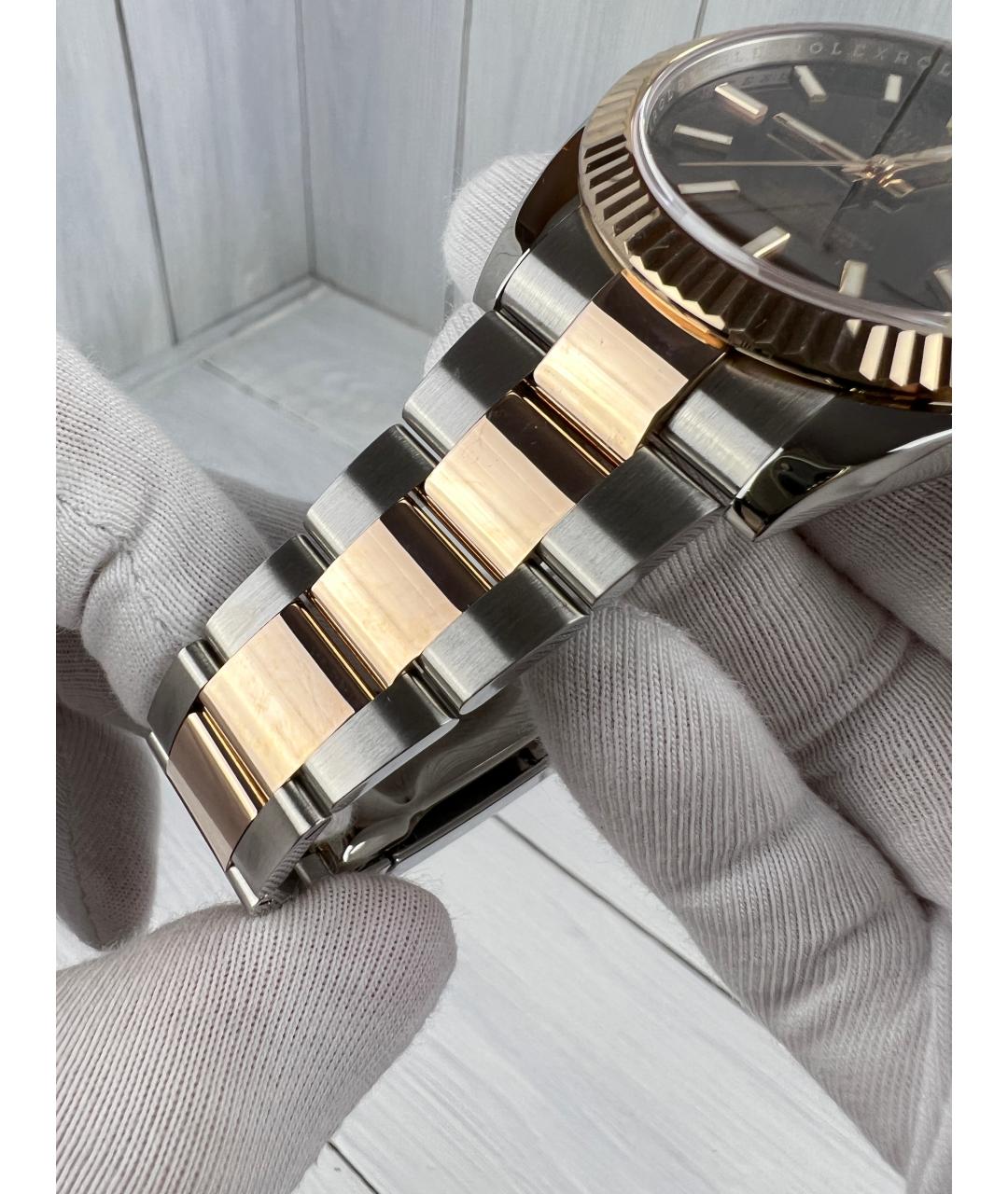 ROLEX Золотые часы из розового золота, фото 5