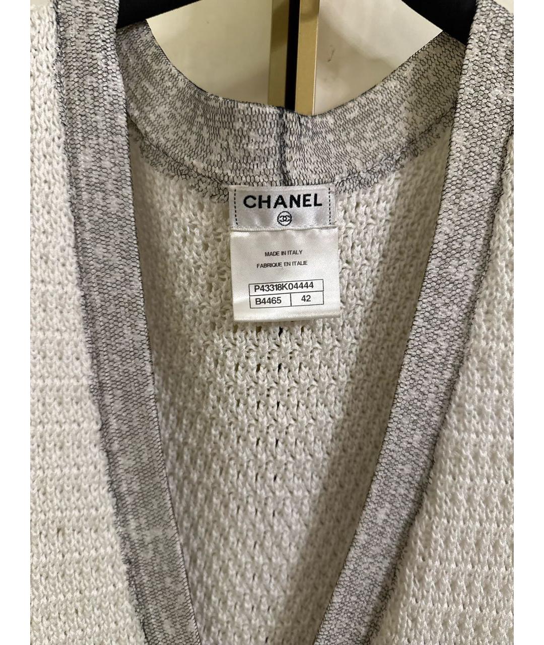 CHANEL Белый кружевной жилет, фото 5
