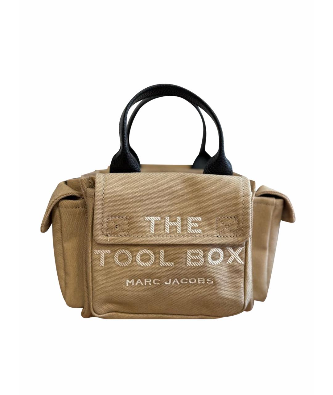 MARC JACOBS Бежевая хлопковая сумка через плечо, фото 1