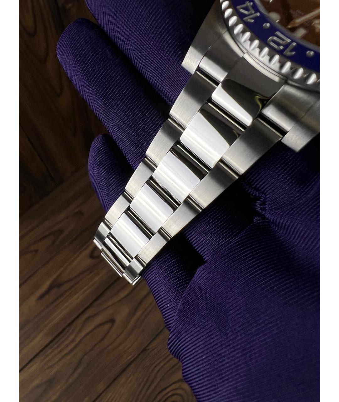 ROLEX Темно-синие часы, фото 7