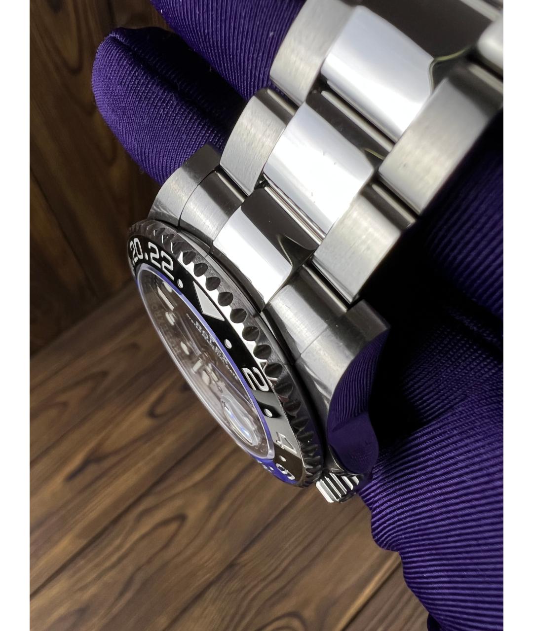 ROLEX Темно-синие часы, фото 6