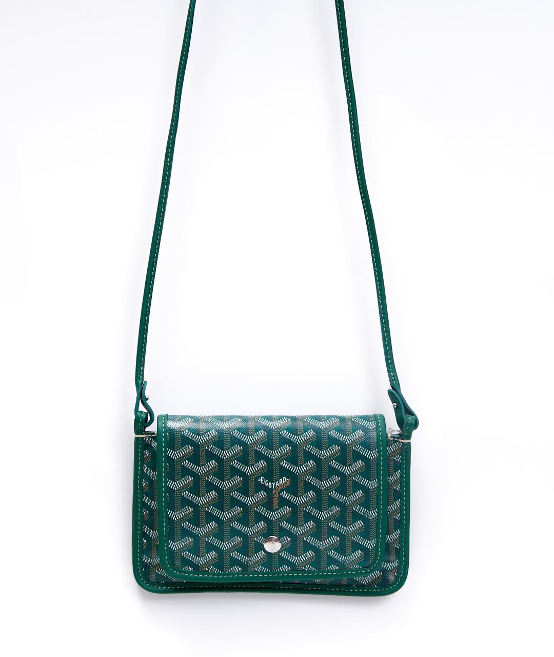 GOYARD Зеленая кожаная сумка через плечо, фото 5