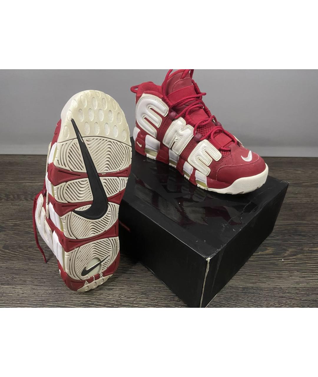 NIKE Красные высокие кроссовки / кеды, фото 3